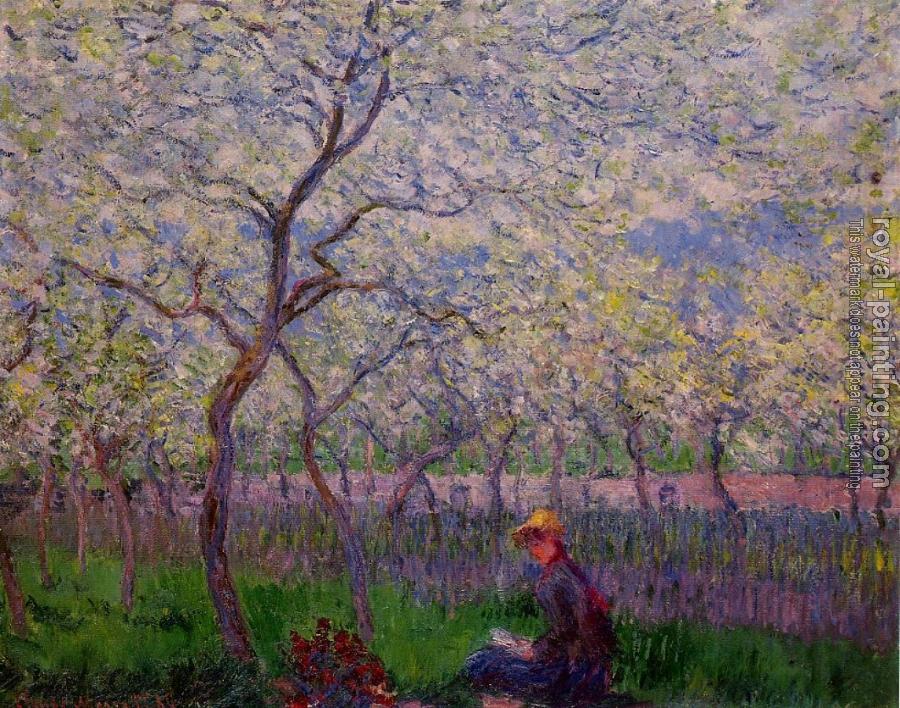 Claude Oscar Monet : An Orchard in Spring
